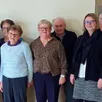 photo les membres du bureau avec karine mullet, maire, et claudine martin, présidente de l’interclubs.