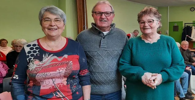 photo  annick coubard, présidente ; gaby paris, qui anime le groupe de marcheurs, et jacqueline cormier, qui s’occupe de la danse.  &copy;  ouest-france 