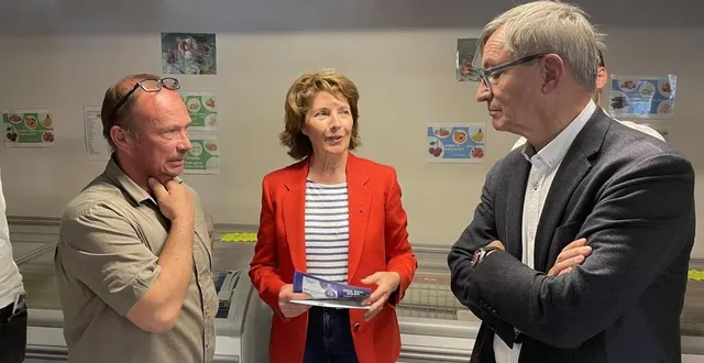 photo  le 24 juin 2024, en pleine campagne pour les élections législatives, sous la bannière du bloc central ensemble, sylvie casenave-péré s’était rendue à la ferme des courbetons, à parcé-sur-sarthe.  &copy;  archives le maine libre 