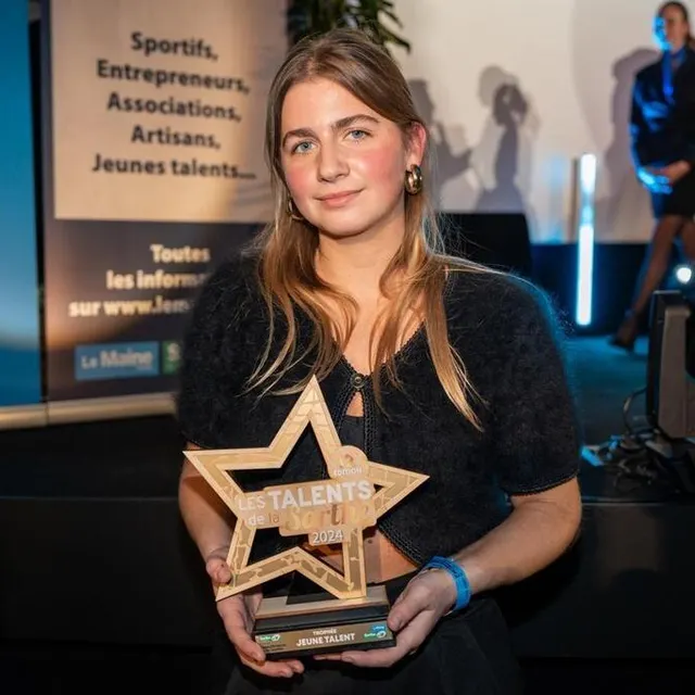 photo louise thomas, jeune talent 2024.  ©  le maine libre - xavier sarrat