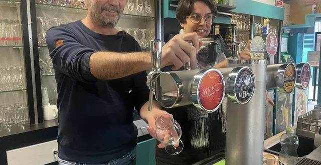 photo  mardi 28 janvier 2025, au bar saint-georges à saint-georges-des-groseillers. sylvain et sabrina ernult sont les nouveaux propriétaires du bar saint-georges.  &copy;  ouest-france 