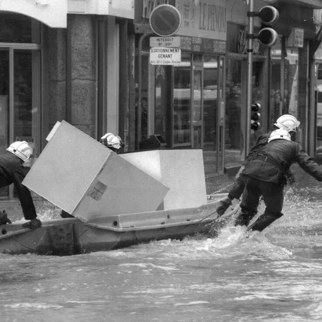Les inondations de janvier 1995 en Maine-et-Loire. Archives Ouest-France photo les inondations de janvier 1995 en maine-et-loire. © archives ouest-france