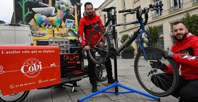 photo  angers, 30 janvier 2025. kévin et luigi moreau partagent le goût de l’entrepreneuriat et des convictions pour la mobilité durable.  &copy;  co - laurent combet 