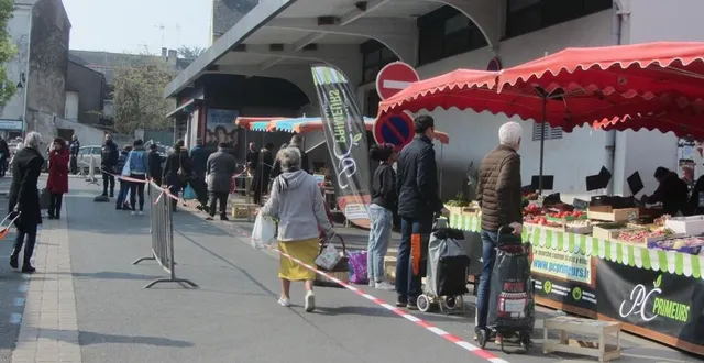 photo  le marché de chalonnes en 2020.  &copy;  ouest-france 