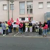 photo  la ménitré, le 30 janvier 2025. les personnels soignants de l’ehpad marc-leclerc ont de nouveau débrayé pendant une heure. ils entendent alerter sur le manque de personnel. 