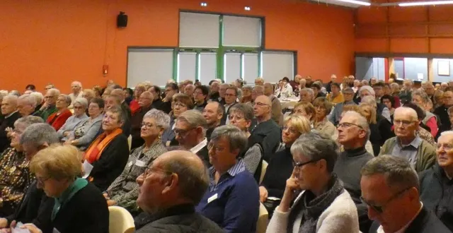 photo  près de 190 personnes assistaient à l’assemblée générale du club amitiés loisirs.  &copy;  ouest-france 