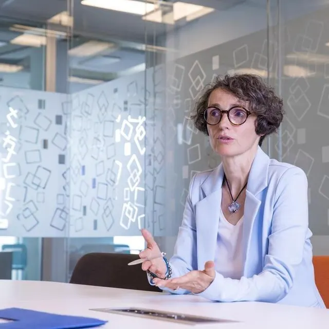 photo marie-noëlle abéguilé, directrice clientèle et gestion locative à la soclova.  ©  christophe martin / creative cor