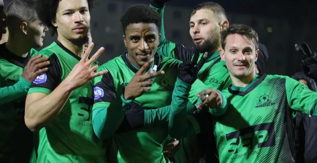 photo  les alençonnais ont réussi un joli coup contre linas-monthéry.  &copy;  nathalie douley 