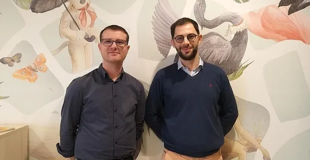 photo  jonathan menard, directeur adjoint du pôle enfance nord des établissements acadea (à gauche) et marin castel, directeur des établissements nord sarthe, à la foresterie, une autre maison d’enfants à caractère sociale au mans.  &copy;  ouest-france 