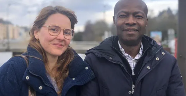 photo  valentine lorne, infirmière naturopathe, et le dr placide mongazi, gynécologue obstétricien au pôle santé sud, respectivement trésorière et président de l’association mancelle de médecine intégrative.  &copy;  ouest-france 