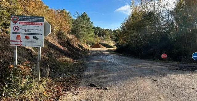 photo  la mise en compatibilité du plan local d’urbanisme permet  la poursuite de l’exploitation de la carrière de l’oiselière.  &copy;  archivesq ouest-france 
