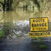 photo ce jeudi 30 janvier 2025, dans le département de la sarthe, des routes sont impraticables en raison des inondations.