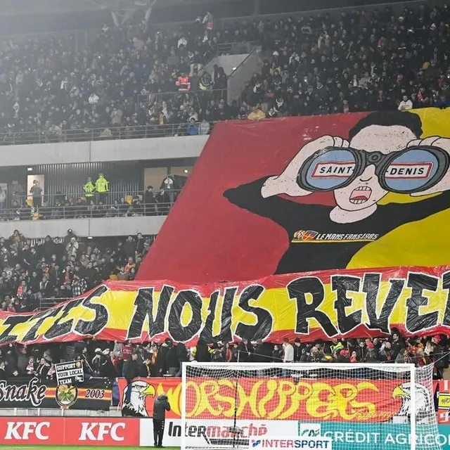 photo le tifo du virage sud, supporters du mans fc : « faites-nous rêver… »  ©  franck dubray / ouest france