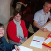 photo le bureau de l’association a présenté ses comptes à l’assemblée : de gauche à droite : christine cousin (trésorière), mireille chivard (secrétaire), et samuel morineau (président).