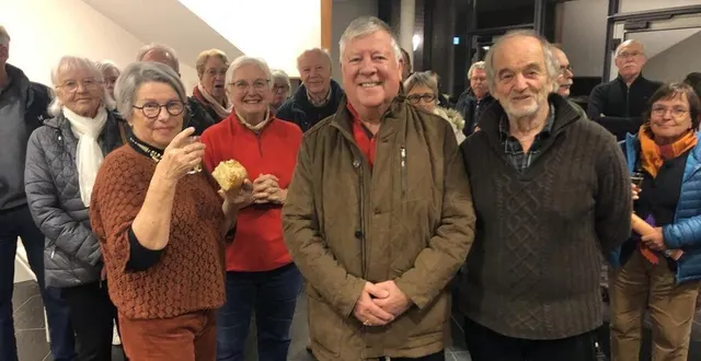 photo  marie-noëlle martin, présidente du comité de jumelage ; jean-marc minier, président de la maison de l’europe angers maine-et-loire ; jean-pierre rossignol, vice-président du comité.  &copy;  ouest-france 