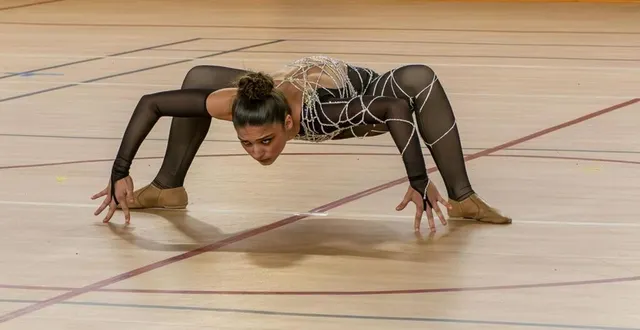 photo  maëlle perrine du club besséen et son « l’araignée ».  &copy;  le maine libre 