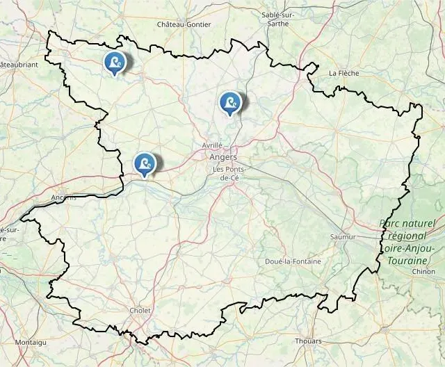 Ce jeudi 6 février en Maine-et-Loire, seules trois routes restent coupées à la circulation en raison des inondations. CAPTURE D’ECRAN INFOROUTES 49 photo ce jeudi 6 février en maine-et-loire, seules trois routes restent coupées à la circulation en raison des inondations. © capture d’ecran inforoutes 49