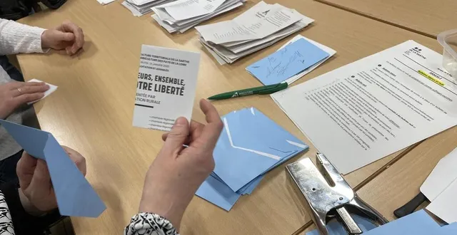photo  les résultats ont été proclamés par le préfet emmanuel aubry, à l’issue du dépouillement des votes électroniques et par correspondance, ce jeudi 6 février 2025 à la préfecture de la sarthe.  &copy;  ouest-france 