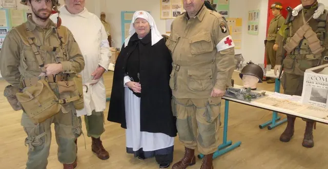 photo  pour en savoir davantage… n’hésitez pas à visiter le musée de la paix à semur-en-vallon qui a permis de réaliser une belle expo au collège.  &copy;  le maine libre 