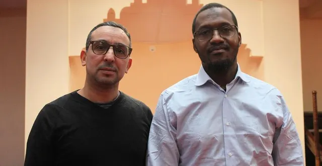 photo  abdallah bahous (à gauche) quitte la présidence de l’association musulmano-cultuelle sabolienne (amcs). c’est abdoul-latif mori gouzaye (à droite) qui lui succède.  &copy;  ouest-france 