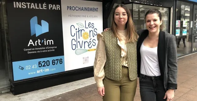 photo  karen et laurine préparent l’ouverture de leur première pâtisserie : les citrons givrés. à découvrir dans quelques semaines avenue du général-de-gaulle.  &copy;  le maine libre 