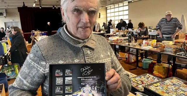 photo  marcel blot, 76 ans collectionneur depuis quatorze ans et propriétaire de plus de 40 000 fèves.  &copy;  ouest-france 