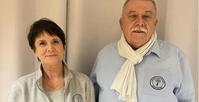 photo  margaret saint-ouen, professeure de yoga et michel saint-ouen,président de l’association le second souffle.  &copy;  le maine libre 