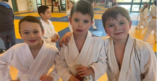 photo  les jeunes judokas se sont illustrés avec panache, dimanche.  &copy;  gaëlle assier 