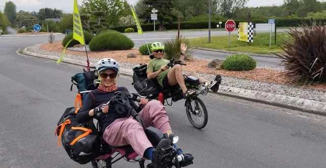 photo  alain et béatrice bourgeteau parcourent l’europe et le monde à vélo. ils seront au festival international du voyage à vélo, ces 8 et 9 février 2025, au palais des congrès du mans.  &copy;  collection personnelle 