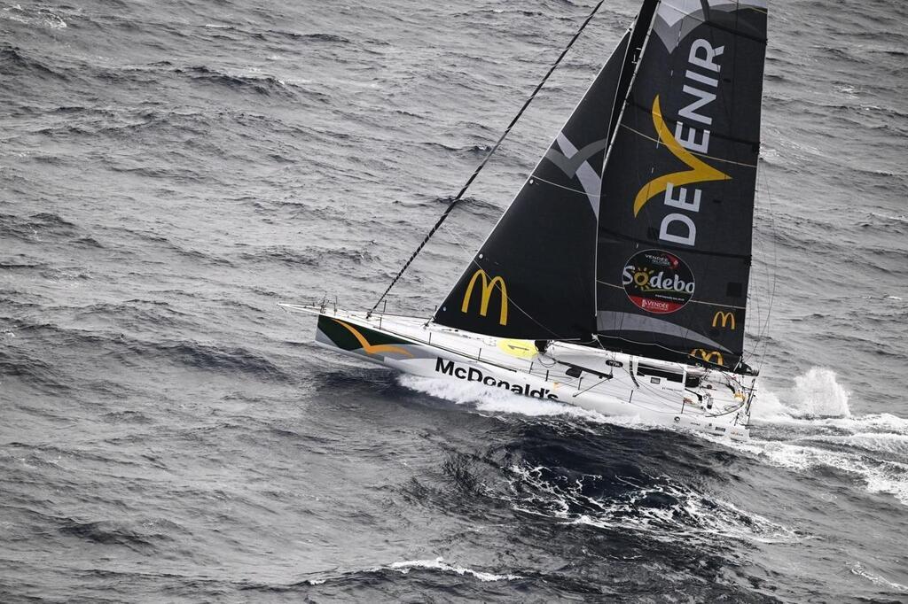 EN IMAGES. Nos premières photos de Violette Dorange, proche de boucler son Vendée Globe . Sport