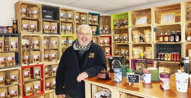 photo  « le comptoir » de nicolas krafft, un lieu à découvrir au cœur de vibraye.  &copy;  le maine libre 