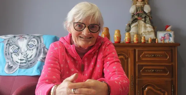 photo  ghislaine quantin, chez elle, dans son nouvel appartement au sein de la résidence autonomie saint-denis, à sablé-sur-sarthe, lundi 3 février 2025.  &copy;  ouest-france 