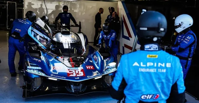 photo  alpine était en essais à monza début février 2025, à quelques semaines de la reprise du championnat du monde d’endurance (wec).  &copy;  dppi 
