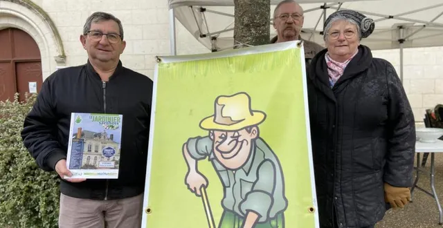 photo  l’antenne aubigné-vaas du jardinier sarthois était présente sur le marché, samedi 8 février.  &copy;  ouest-france 