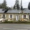 photo une maison a été détruite par un incendie à ménil-hubert-sur-orne, dans l’orne, ce mardi 11 février 2025.