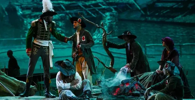 photo  les épesses (vendée), le 28 mars 2024. pendant la saison, le puy du fou multiplie ses effectifs par sept.  &copy;  archives co - laurent combet 