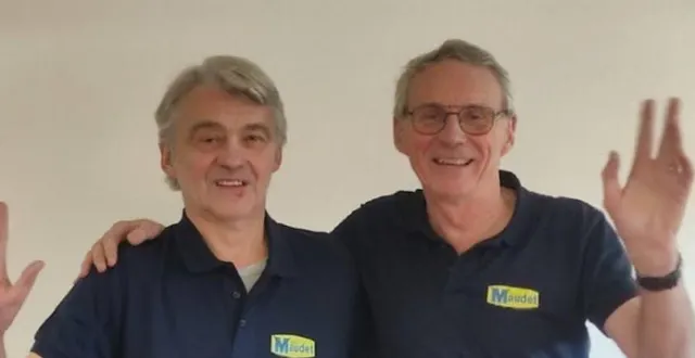 photo  bertrand et jean-pascal maudet préparent leur retraite et une transition en douceur.  &copy;  ouest-france 