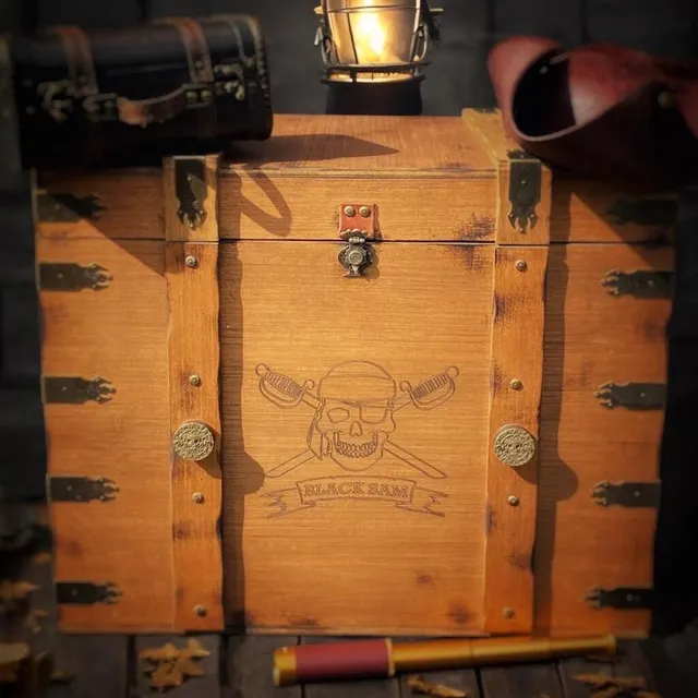 photo divertiss’mans propose un escape game mobile avec un coffre de pirate.  ©  divertiss’mans