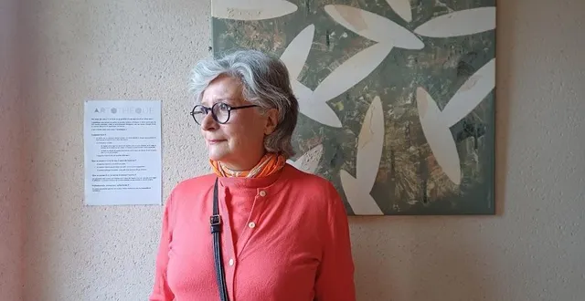 photo  marielle richon, nouvelle présidente de l’association du village d’artistes de rablay-sur-layon (maine-et-loire).  &copy;  ouest-france 