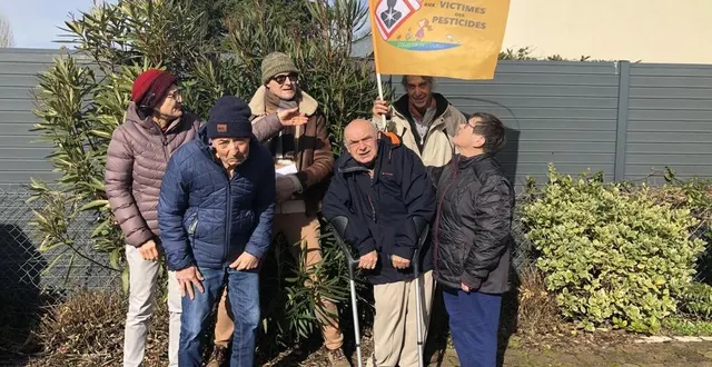 photo  mazé-milon, le 11 février 2025. véronique cochard et son époux christian diagnostiqué parkinsonien à l’âge de 55 ans, dominique bodin touché par un cancer du sang depuis l’âge de 43 ans, gérard guillon par la maladie de parkinson et une ostéoporose à 60 ans, denis benoît victime d’un cancer de la prostate à 59 ans et françoise guillon qui vit la maladie aux côtés de son mari au quotidien.  &copy;  co – christophe ricci 