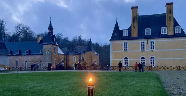 photo  les visites à la bougie reprennent ce samedi 15 février 2025 au château de dobert, à avoise.  &copy;  archives ouest-france 