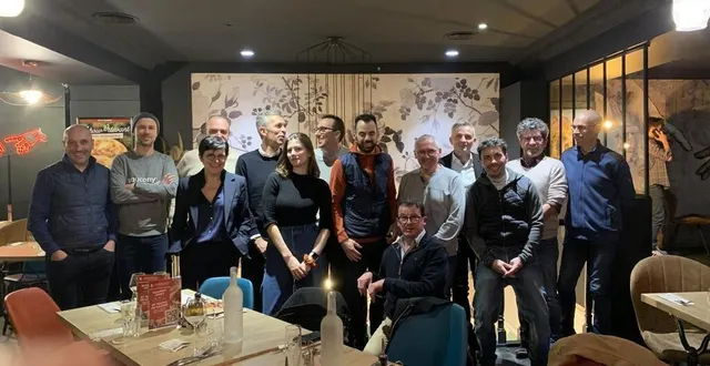 photo  une partie des organisateurs et des partenaires réunis pour la préparation du challenge anjou trail logémaine 2025.  &copy;  co 