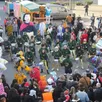 photo la batuc' à malice, batucada de malicorne-sur-sarthe, a animé le défilé de l’après-midi, lors du carnaval de précigné, samedi 15 février 2025.