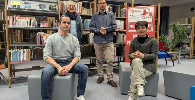 photo  le nouveau service culture et vie associative composé de julien décuq, frédéric gaboyer et stéphanie denizé, complété de cinq bénévoles.  &copy;  ouest-france 