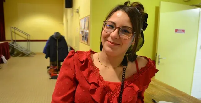 photo  anna, une habitante de poillé-sur-vègre, va faire ses premiers pas sur scène avec la troupe de théâtre d’auvers-le-hamon.  &copy;  le maine libre 