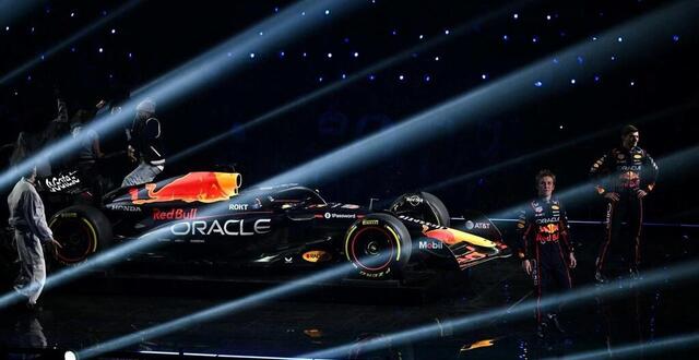 photo red bull a révélé sa voiture ce mardi 18 février. © ben stansall / afp