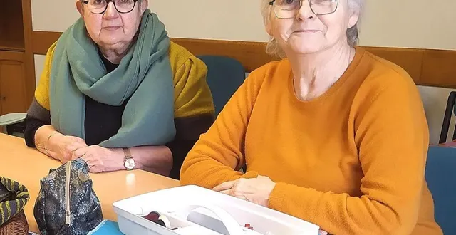 photo  à droite, marie-claude dufour, une des coaches de l’atelier du samedi, ici avec dany fabry.  &copy;  co 