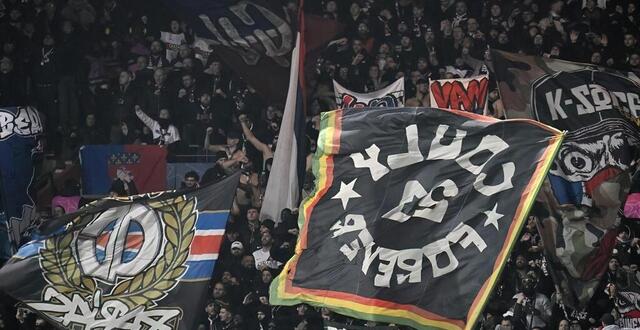 photo les supporters parisiens, ici lors du barrage aller de la ligue des champions face à brest à guingamp, seront privés de déplacement à lyon ce dimanche. © vincent michel / ouest-france