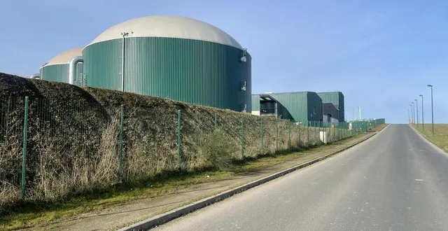 photo  l’usine de méthanisation méthan’agri de messei, dans l’orne, a été mise en service en juillet 2019.  &copy;  ouest-france 