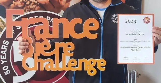 photo  sébastien le grand, brasseur dans le perche, sera présent au salon de l’agriculture.  &copy;  brasserie des pionniers 